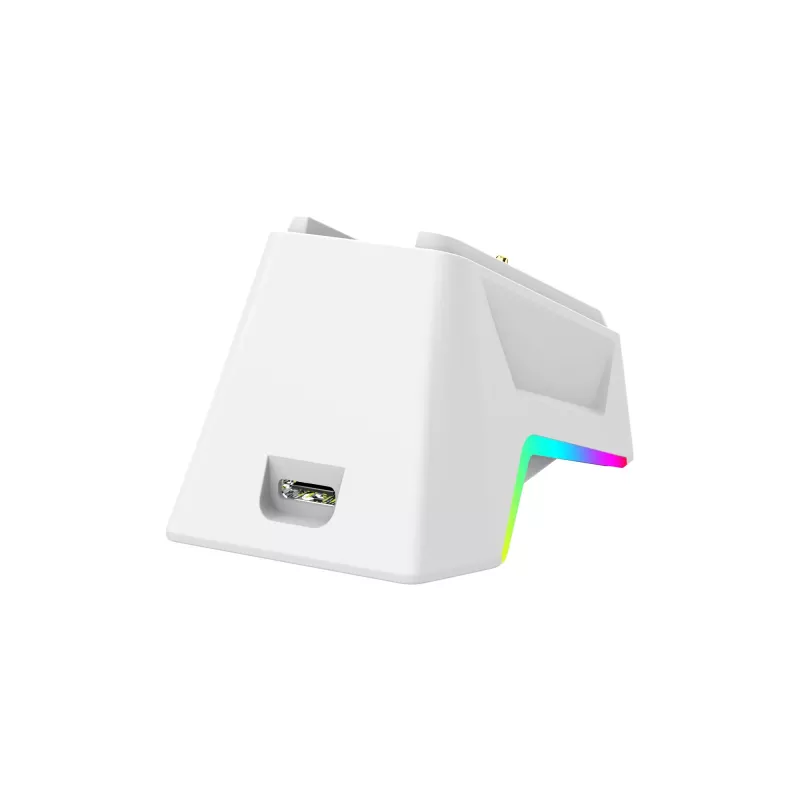 White Shark GAWAIN-W langaton pelihiiri – 12000 DPI, 500mAh akku, 56g, valkoinen