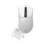 White Shark GAWAIN-W langaton pelihiiri – 12000 DPI, 500mAh akku, 56g, valkoinen