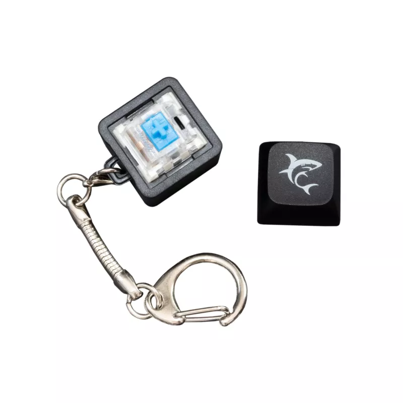 White Shark KEYCHAIN Promo Black mekaaniset kytkimet