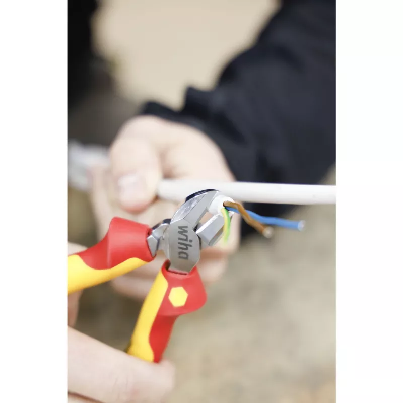 Wiha 43458 Professional electric Sivuleikkuri 160 mm, DynamicJoint, punainen/keltainen