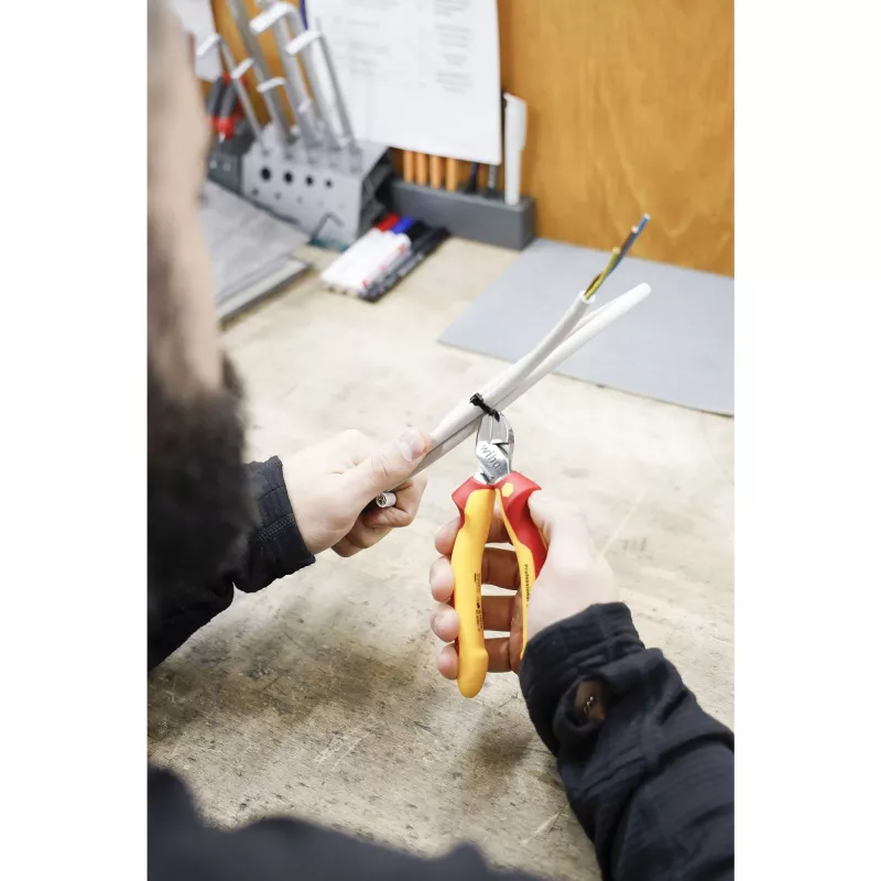 Wiha 43458 Professional electric Sivuleikkuri 160 mm, DynamicJoint, punainen/keltainen