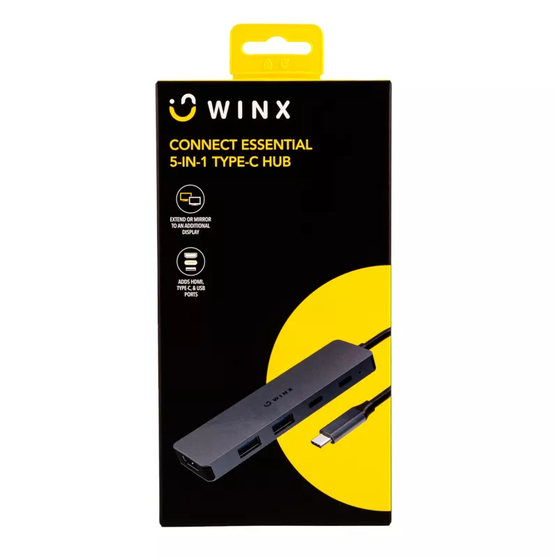 WINX CONNECT Essential 5-in-1 Type-C-keskitin