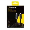 WINX LINK Pro Type-C 1m kaapeli 100W PD USB 2.0 480Mbps musta