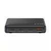 WINX POWER Ultra 140W GaN -pöytälaturi - 2x USB-C PD 100W + USB-A QC 22.5W, musta
