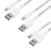 WINX USB-C - USB-A lataus- ja datakaapeli 1,2 m musta
