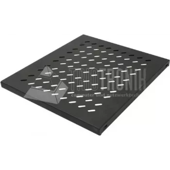 Wirewin SHELF 800 1U BL 19 tuuman räkkisokkelilevy, 1U, musta, 800 mm syvyys yhteensopiva