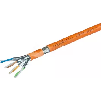 Wirewin VKW SFTP K7 LSOH3 250SXB Cat.7 S/FTP -massakaapeli 250m oranssi