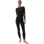 Naisten termoaktiivinen t-paita 4F F176 Deep Black Allover XS/S