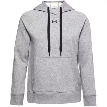 Naisten Under Armour Rival Fleece HB huppari Mod Gray/White koko S
