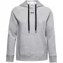 Naisten Under Armour Rival Fleece HB huppari Mod Gray/White koko S