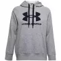 Under Armour naisten Rival Fleece Logo huppari Mod Gray