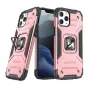 Wozinsky Apple iPhone 13 Pro Max Ring Armor Case Kickstand Tough Rugged pinkki