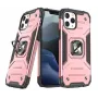 Wozinsky Apple iPhone 13 Pro Ring Armor -kuori jalustalla vahva roteva pinkki