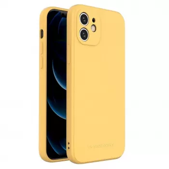 Wozinsky Apple iPhone XS Max silikonikotelo keltainen