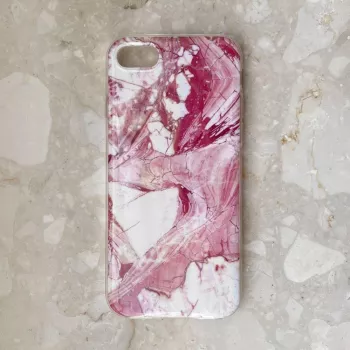 Wozinsky Black Marble TPU -kuori Samsung A73:lle