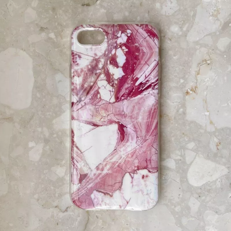 Wozinsky Black Marble TPU -kuori Samsung A73:lle