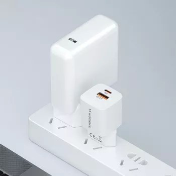 Wozinsky CMWCW 20W USB-C / USB-A verkkolaite - valkoinen