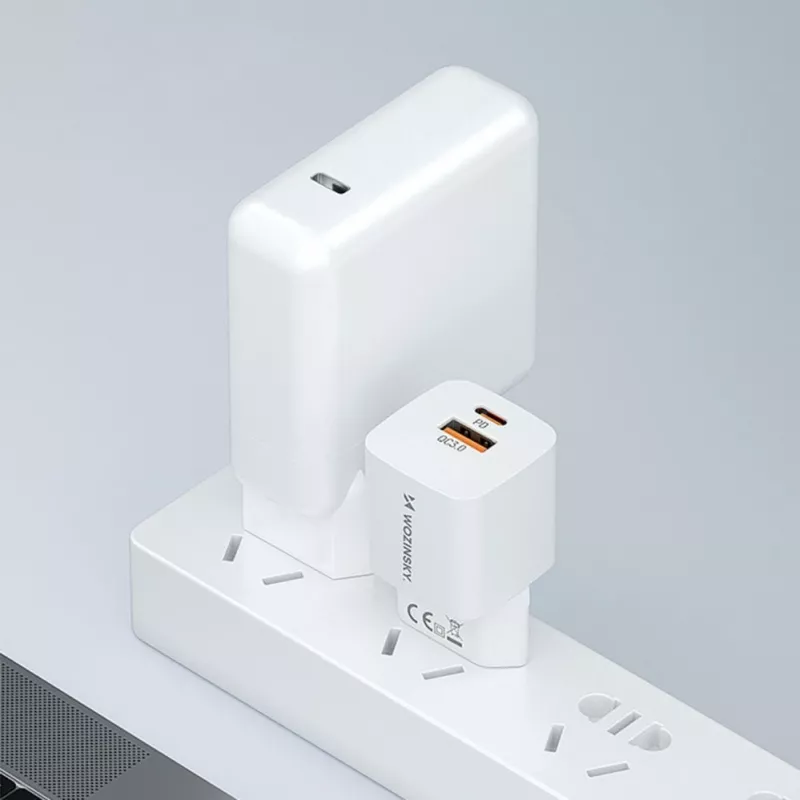 Wozinsky CMWCW 20W USB-C / USB-A verkkolaite - valkoinen