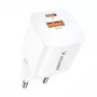Wozinsky CMWCW 20W USB-C / USB-A verkkolaite - valkoinen