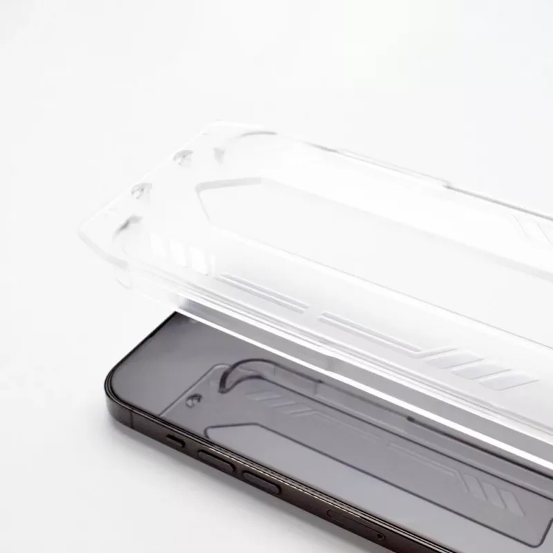 Wozinsky Premium Glass 9H karkaistu lasinen näytönsuoja asennuskehyksellä Apple iPhone 13 Pro Max - musta