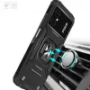 Wozinsky Ring Armor -kotelo Google Pixel 7 Pro - panssaroitu kotelo magneettisella sormirenkaalla - musta