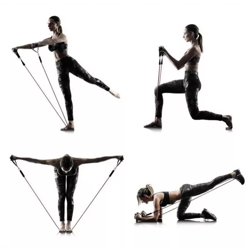 Wozinsky 5 kuntoilukuminauhan sarja Exercise Expander + lisävarusteet (WRTS5-01)