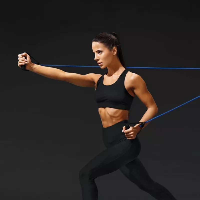 Wozinsky 5 kuntoilukuminauhan sarja Exercise Expander + lisävarusteet (WRTS5-01)