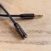 Wozinsky USB-C - USB-C -kaapeli 3 m musta 60W PD pikalataus ja datan synkronointi