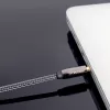 Wozinsky USB-C - USB-C -kaapeli 3 m musta 60W PD pikalataus ja datan synkronointi