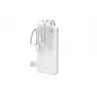 Wozinsky W11-W 10000mAh 10W varavirtalähde integroiduilla kaapeleilla ja taskulampulla valkoinen