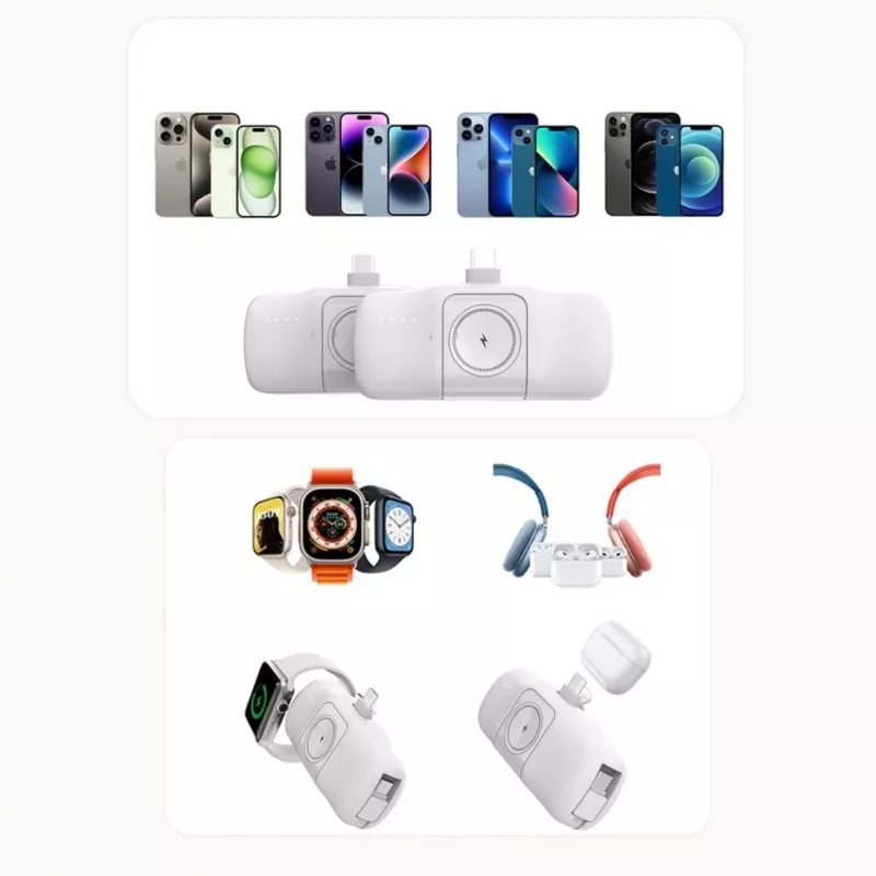 Wozinsky White Lightning (uros) - 1 m USB-A - Lightning -kaapeli, valkoinen