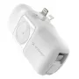 Wozinsky White Lightning (uros) - 1 m USB-A - Lightning -kaapeli, valkoinen