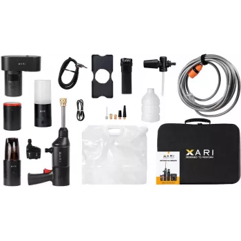 XARI Smart Kit XP2 langaton autolaitesarja varavirtalähteellä, painepesurilla, imurilla, kompressorilla ja taskulampulla
