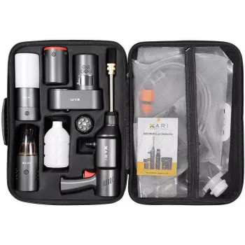 XARI Smart Kit XP2 langaton autolaitesarja varavirtalähteellä, painepesurilla, imurilla, kompressorilla ja taskulampulla
