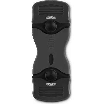 Xavax yleinen lasinraappaaja 4 varaterällä, sisäänvedettävä ruostumaton terä, ergonominen muovikahva, musta/hopea 00111760