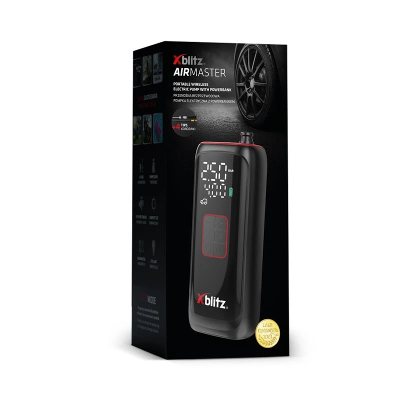 Xblitz AIRMASTER sähköpumppu 150 PSI digitaalinen LED auto-stop