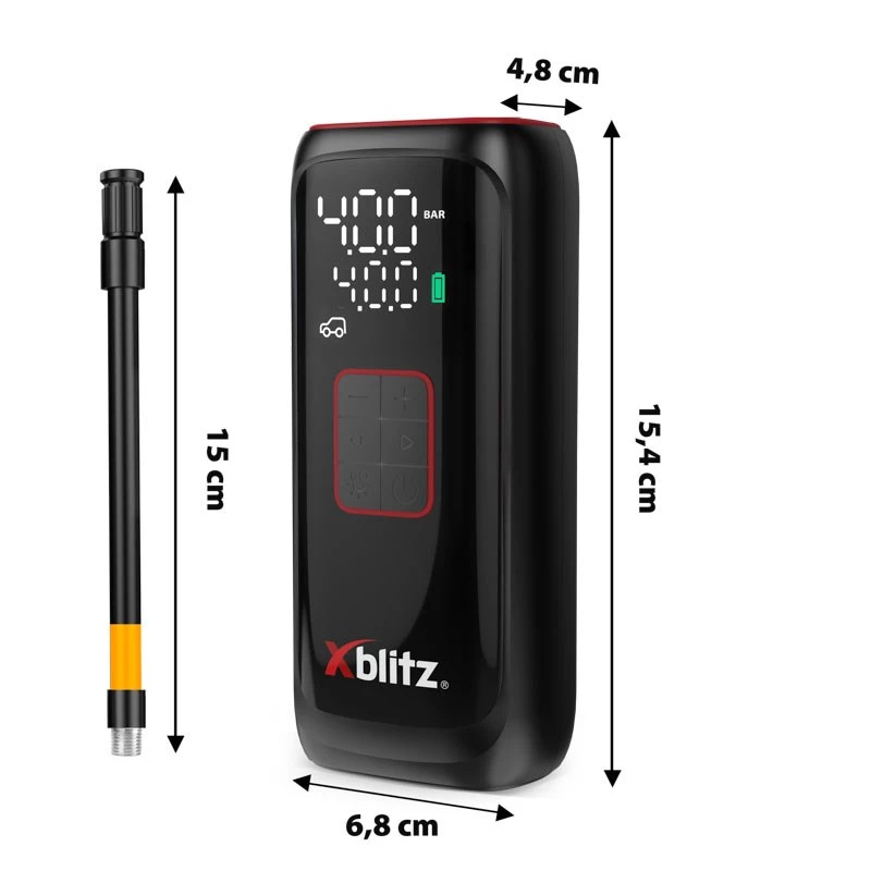 Xblitz AIRMASTER sähköpumppu 150 PSI digitaalinen LED auto-stop