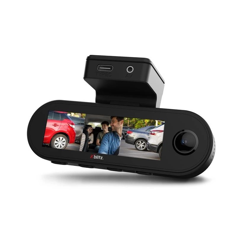 XBLITZ VECTOR 3CH 3-kanavainen DVR peruutuskameralla, Wi-Fi ja GPS