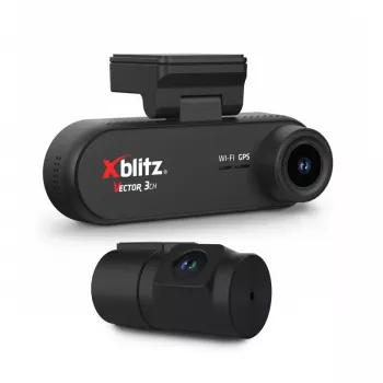XBLITZ VECTOR 3CH 3-kanavainen DVR peruutuskameralla, Wi-Fi ja GPS