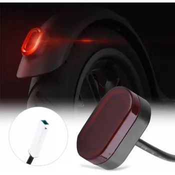 Xiaomi M365 PRO -takavalo – LED-jarruvalo varaosa M365 Pro, M365, 1S, Essential, Pro 2 -sähköpotkulautaan