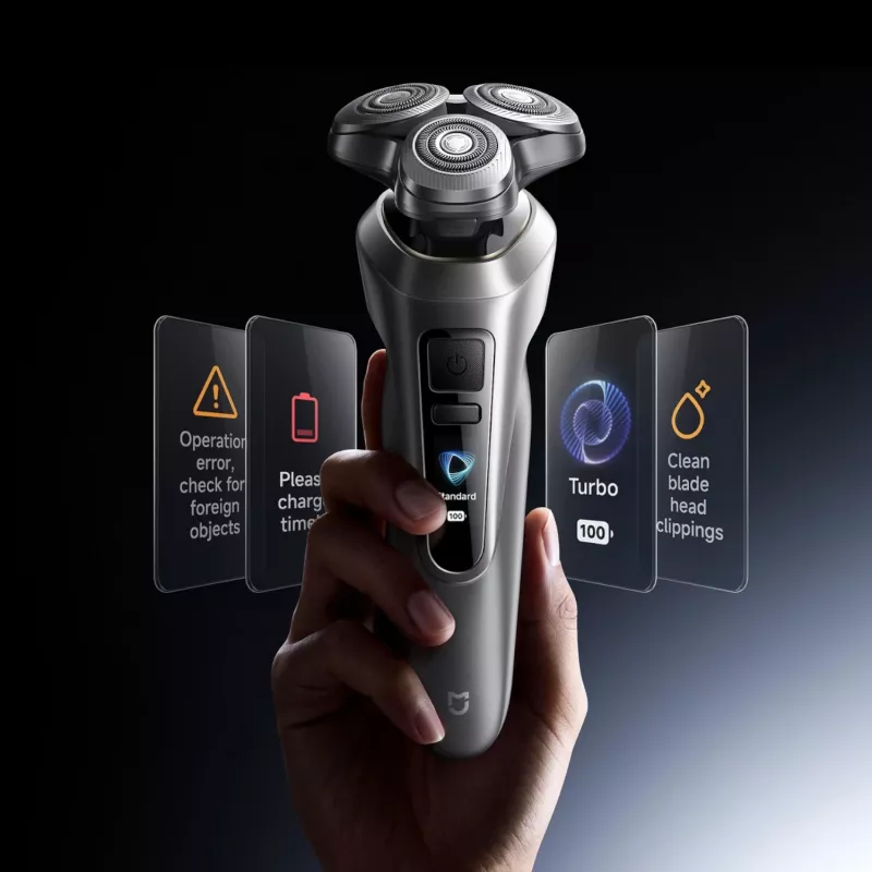 Xiaomi Mijia sähköparranajokone Pro kannettava hopea | miesten parranajokone | EU, USB Type-C