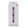 Xiaomi Smart Band 10 neulottu silkkiranneke - sulkaruskea