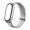Xiaomi Smart Band 10 nahkaranneke - harmaa