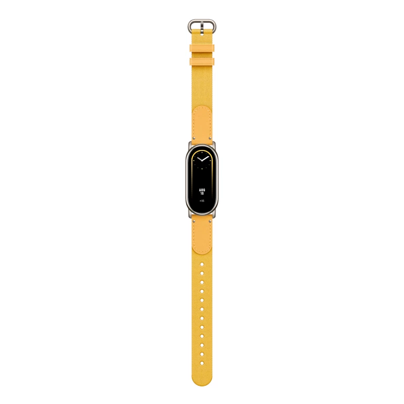 Xiaomi Smart Band 8 punottu ranneke - keltainen
