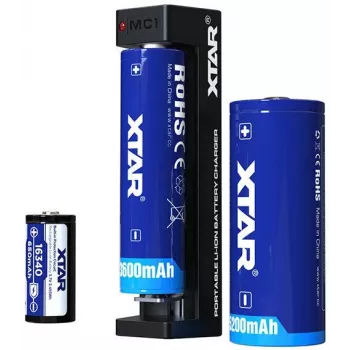 XTAR MC1 USB-C yhden paikan litiumioniakkulaturi