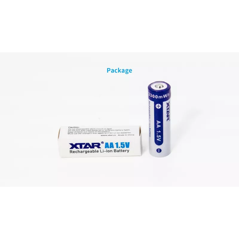 XTAR R6 AA 1.5V Li-ion 2000mAh akut (4 kpl:n pakkaus)