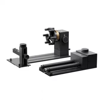 XTOOL RA3 Lite pyörivä adapteri – 4-in-1 kierto-lisäosa xTool laserkaivertimelle (istukka, rulla, rengas, pallo)