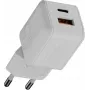 Xtorm NextGen GaN3 Ultra seinälaturi 45W PD USB-C USB-A valkoinen XECNG450