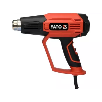 YATO kuumailmapuhallin 1600W 50-650°C 2 vaihdetta LCD + muisti
