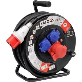 Yato YT-8120 johtokela 3 pistorasiaa 25 m